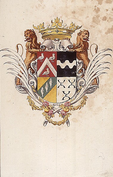 Wapen van een dochter van Wigbolt van Isselmuden en Johanna van Welderen